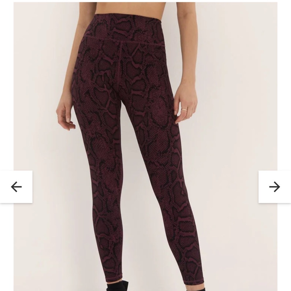 Body language cherry rib python Hailey legging XS - Picture 2 of 4